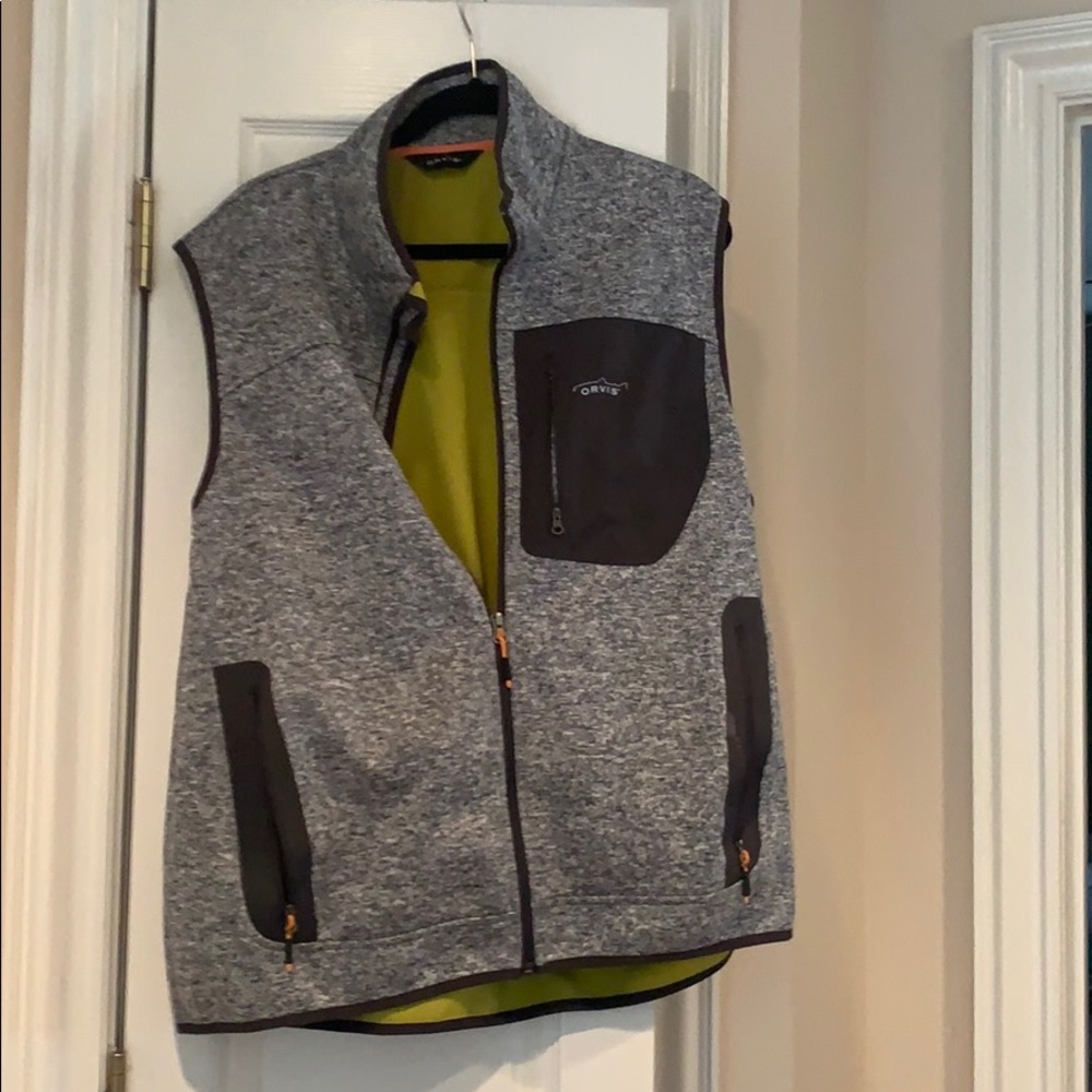 Orvis Grey and green vest